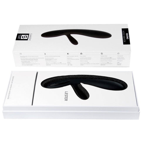 Svakom Lester Multi Functions Silicone Rabbit Vibrator with Dual Motors - G-Spot Vibrators