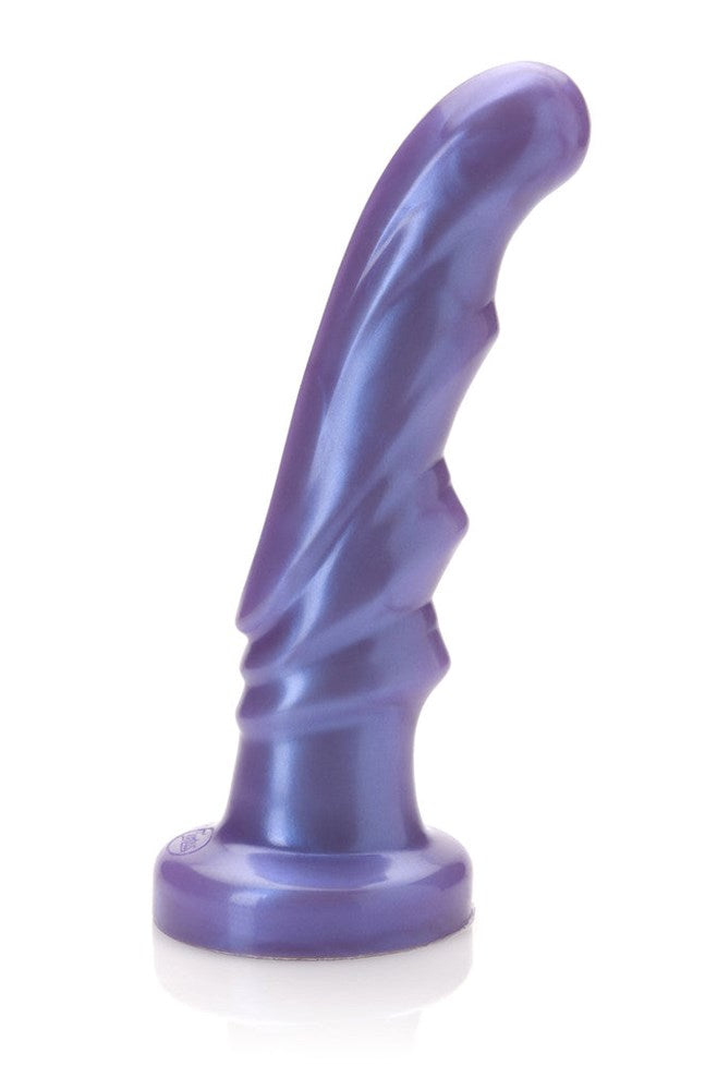 Tantus Tsunami Waved Dildo with Removable Bullet Vibrator - - Strap On Sextoys
