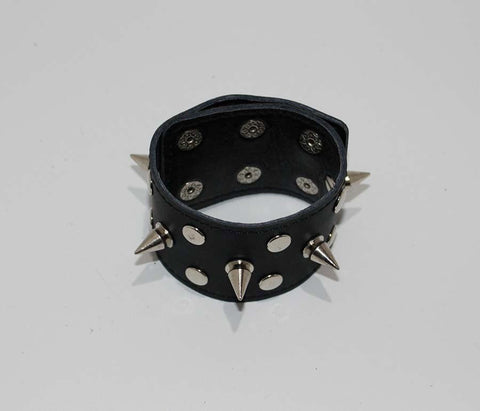 BDStyle Teeze Me Wrist Cuff Studded and Spiked BDSM Restraint - Collars and Leads
