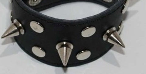 BDStyle Teeze Me Wrist Cuff Studded and Spiked BDSM Restraint - Collars and Leads
