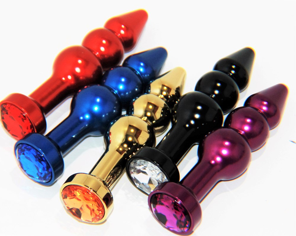 BDStyle The Shuttle Anal Plug Metal Core with Silicone Coating - - Rabbit Vibrators