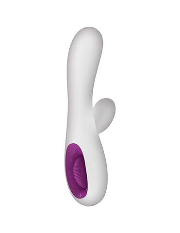 Topco UltraZone Tease 6X Rabbit Style Vibe Dual Stimulation Vibrator - - Steel Sex Toys