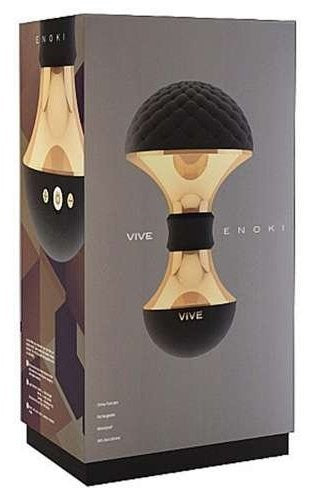 Shots Toys Vive Enoki Rotating Tip Vibrator 10 Patterns Waterproof - - Luxury Sex Toys