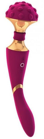 Shots Toys Vive Shiatsu Massager Dual Motor Vibrator - Body Wands
