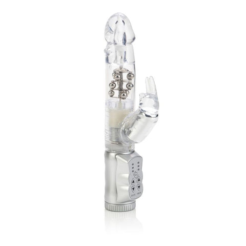 California Exotics Waterproof Jack Rabbit Vibrator 3 Rows Dual Stimulation - Penis Pumps And Stretchers