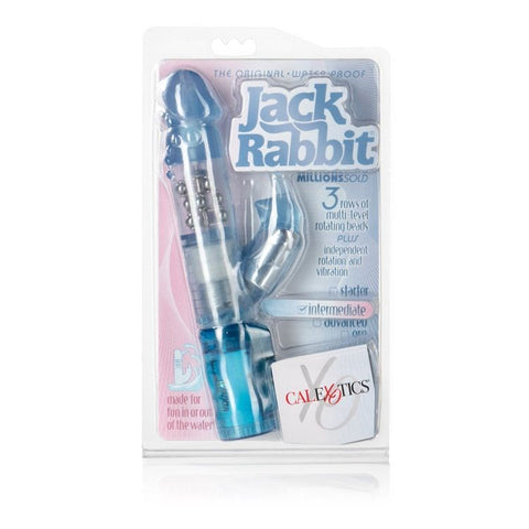 California Exotics Waterproof Jack Rabbit Vibrator 3 Rows Dual Stimulation - Penis Pumps And Stretchers