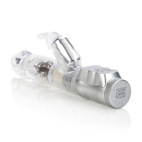 California Exotics Waterproof Jack Rabbit Vibrator 3 Rows Dual Stimulation - Penis Pumps And Stretchers