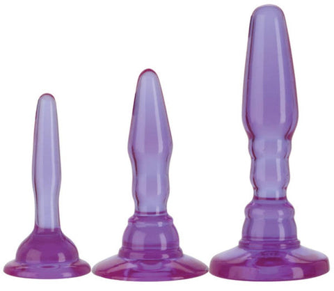 Doc Johnson Wendy Williams Anal Trainer Set Progressive Butt Plugs - Breast and Nipple Toys