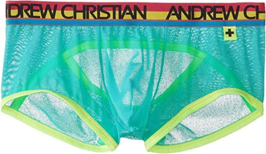 Andrew Christian Almost Naked Gigolo Boxer with Back Window Feature - - Mens Briefs And Boxers