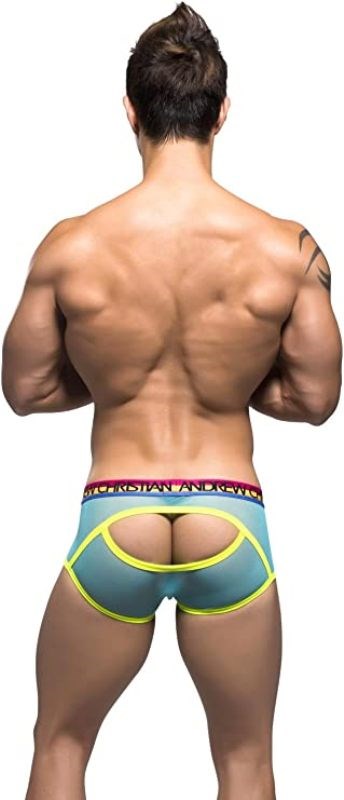 Andrew Christian Almost Naked Gigolo Boxer with Back Window Feature - - Mens Briefs And Boxers