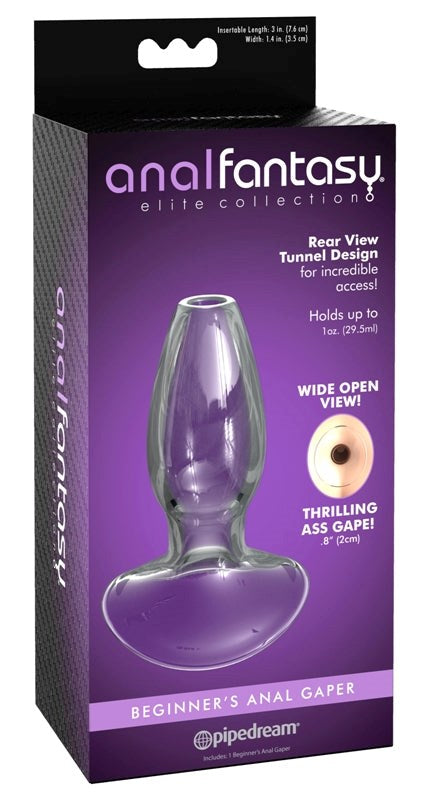 Pipedream Products Anal Fantasy Elite Anal Gaper Silicone Butt Plug Hollow Design - - Butt Plugs