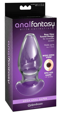 Pipedream Products Anal Fantasy Elite Anal Gaper Silicone Butt Plug Hollow Design - Butt Plugs