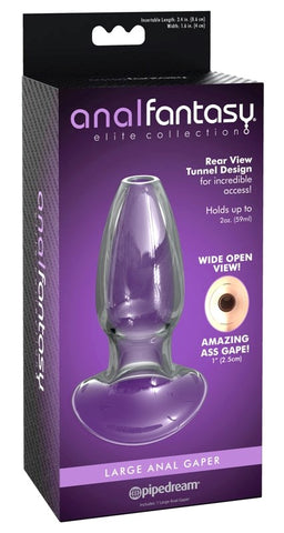 Pipedream Products Anal Fantasy Elite Anal Gaper Silicone Butt Plug Hollow Design - Butt Plugs