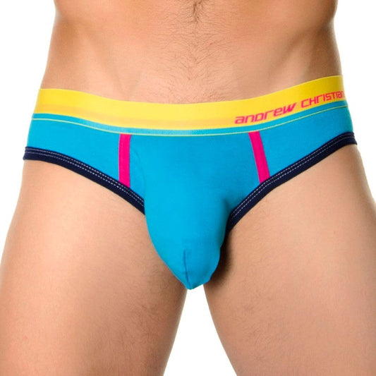 Andrew Christian Color Vibe Air Jock Package Enhancement and Support - - Jocks and G-Strings