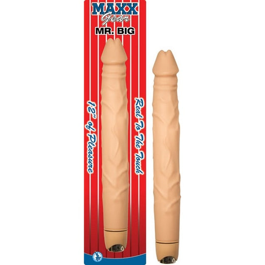 MAXX GEAR Mr. Big Realistic 12 Inch Dildo - - Vibrating Dildos