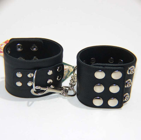 Hells Couture Black stunner Wrist/Ankle Restraints for Bondage Play - Cuffs and Restraints