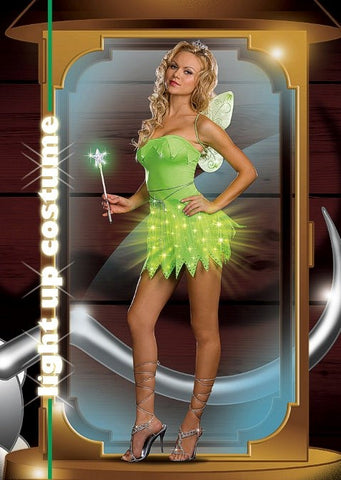 Dream Girl Lingerie Radiant Fairy Themed Bright Sprite Costume Enchanting - Fancy Dress Ups