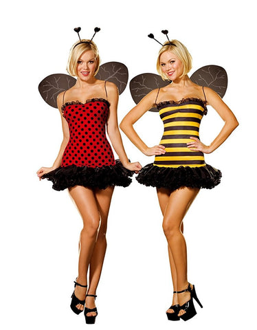 Dream Girl Lingerie Enchanting Insect Inspired Reversible Costume Roleplay - Fancy Dress Ups