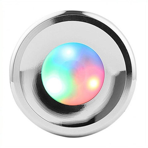 BDStyle Colorful Light Stainless Steel Butt Plug LED Illumination - Steel Sex Toys