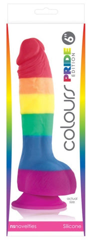 NS Novelties Celebrate Queer Joy Colours Pride Edition Dildo Rainbow Silicone - Realistic Dildos