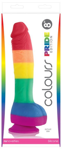 NS Novelties Celebrate Queer Joy Colours Pride Edition Dildo Rainbow Silicone - Realistic Dildos