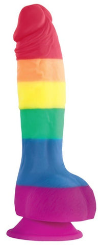 NS Novelties Celebrate Queer Joy Colours Pride Edition Dildo Rainbow Silicone - Realistic Dildos