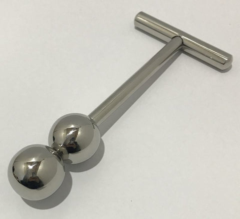 Hells Couture Stainless Steel Anal Pleasure Voyage Depth Charger T Bar - Anal Beads and Balls