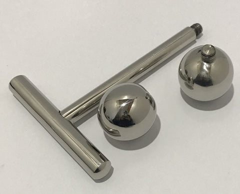 Hells Couture Stainless Steel Anal Pleasure Voyage Depth Charger T Bar - Anal Beads and Balls