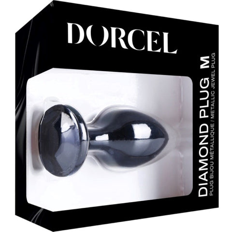 Marc Dorcel Toys Diamond Plug Black Premium Aluminum Anal Plug - Butt Plugs