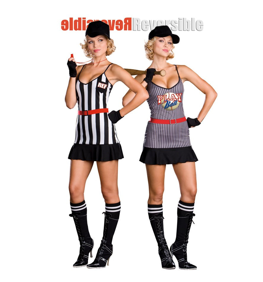 Dream Girl Lingerie Double Play Athletic Costume Reversible - Fancy Dress Ups