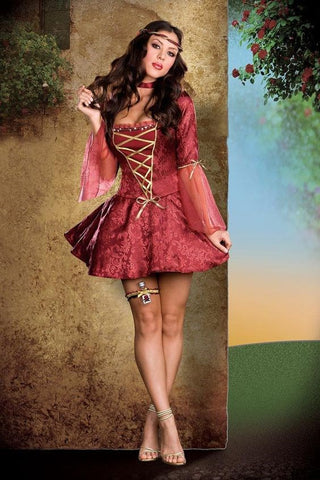 Dream Girl Lingerie Juliet Costume Renaissance Period Dress - Fancy Dress Ups