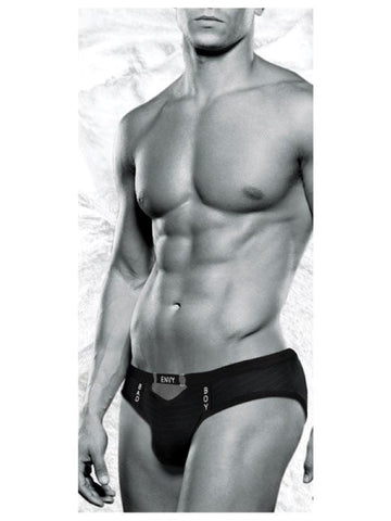 Envy Menswear Bad Boy Brief Premium Microfiber Underwear with Mesh Panels - Mens Briefs And Boxers