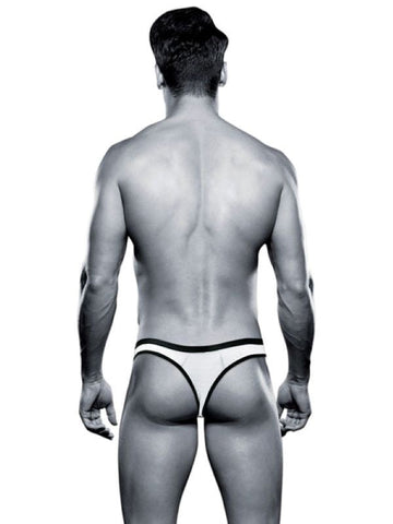 Envy Menswear Bad Boy Thong White Premium Comfortable Intimate Menswear - Jocks and G-Strings