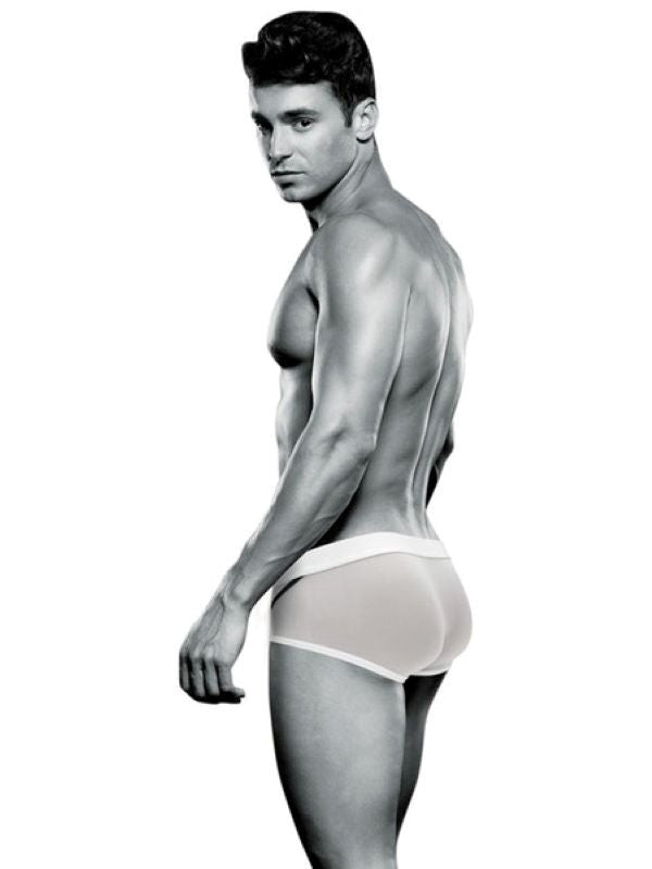 Envy Menswear Comfort Fit Bulge Trunk White Enhancing Underwear - Mens Briefs And Boxers