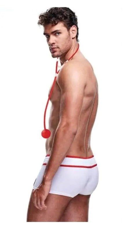 Envy Menswear Doctor Love Set 2 piece Doctor Fantasy Costume - - Jocks and G-Strings