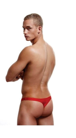 Envy Menswear Low Rise Thong E034 Red Premium Comfort Design - Jocks and G-Strings