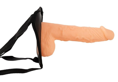 NANMA Corporation Erection Assistant Hollow Strap On Flesh Cock Ring - Strap On Sextoys