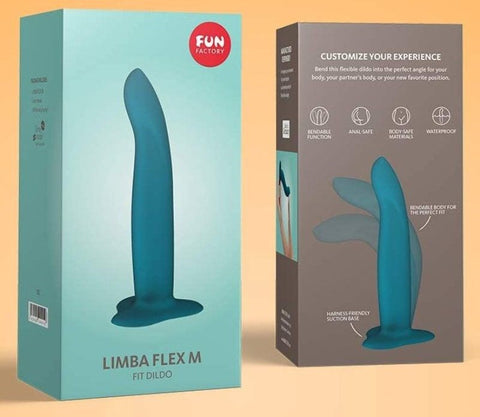 Fun Factory Bendable Bliss Fun Factory Limba Flex Poseable Dildo - Strap On Sextoys