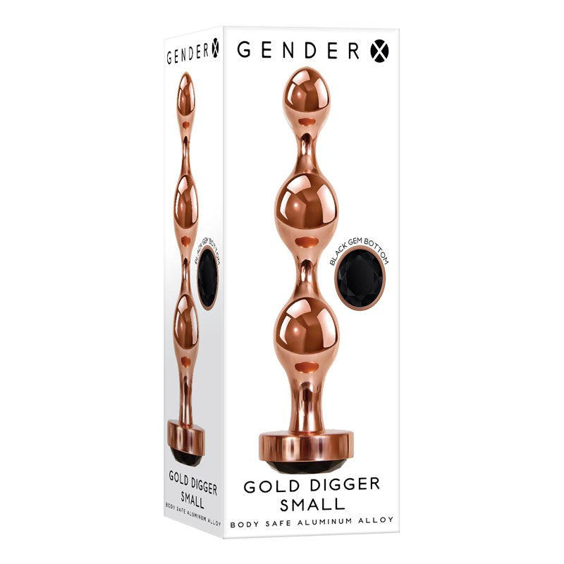Evolved Gender X GOLD DIGGER Customizable Anal Pleasure Butt Plug - - Butt Plugs
