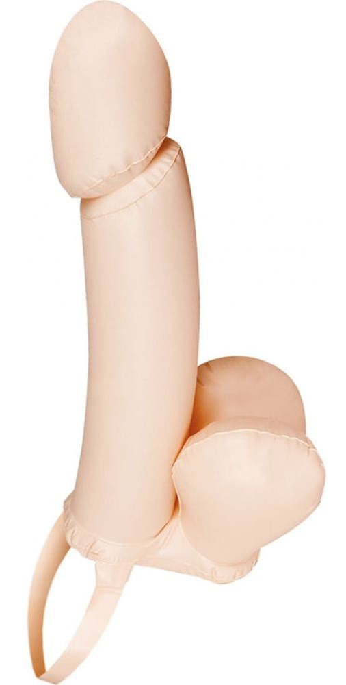 Nasstoys Get It On! Inflatable Penis Strap On with Adjustable Sizing - - Fancy Dress Ups