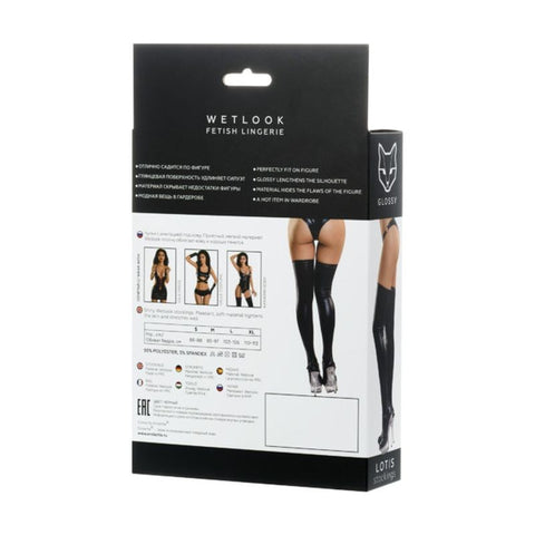 Glossy Lotis Wetlook Stockings High Gloss Ultimate Comfort Fetish Wear - Her Fetish