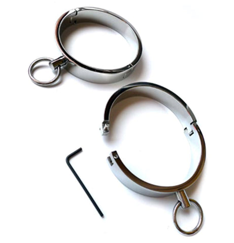 Hells Couture Heavy Duty Steel Cuffs Premium Steel Cock Ring - Cuffs and Restraints
