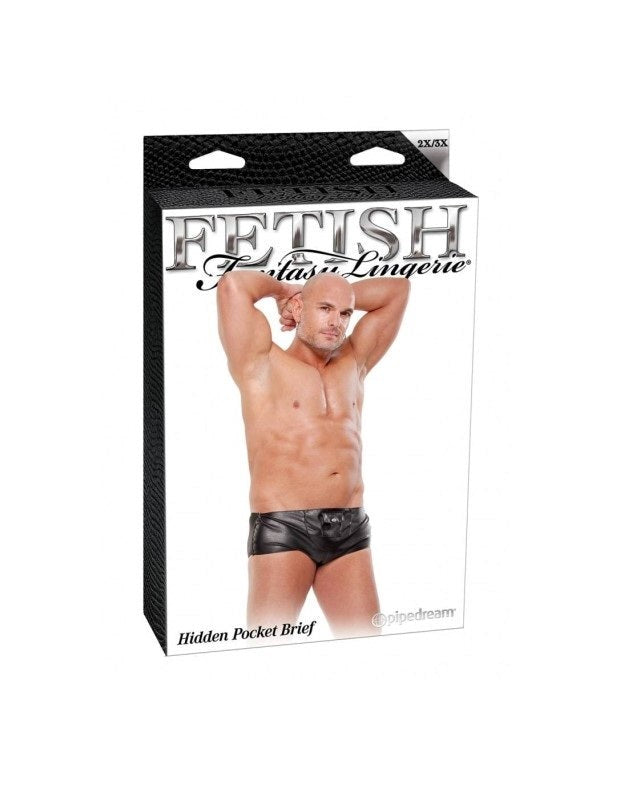 Pipedream Products Fetish Fantasy Hidden Pocket Mens Sexy Brief with Storage - Mens Briefs And Boxers