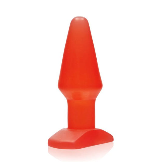 SI Novelties Ignite Butt Plug Red Flexible Silicone Anal Sex Toy - - Butt Plugs