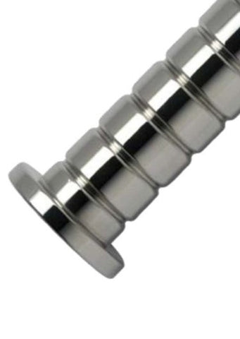 Hells Couture Jack Hammer Steel Dildo Premium Stainless Steel Design - Anal Dildos