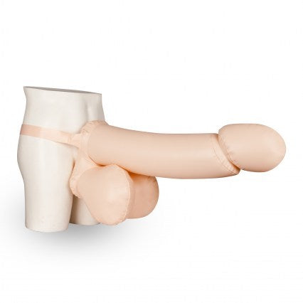 NANMA Corporation Jolly Booby Inflatable Penis with Straps Party Novelty - Bachelorette and Bucks