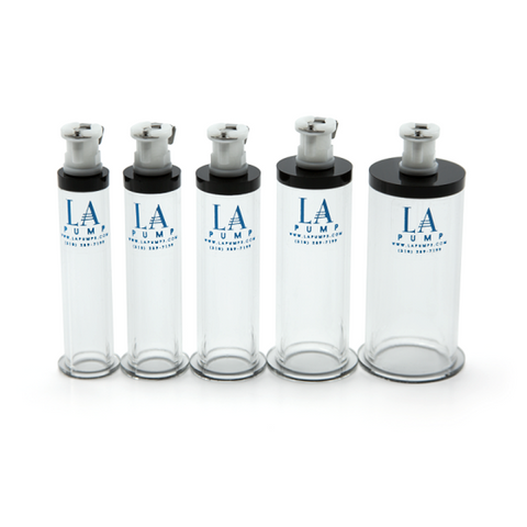 LA Pumps Clitoral Cylinders In Deluxe Packaging Professional Grade - Penis Pumps And Stretchers