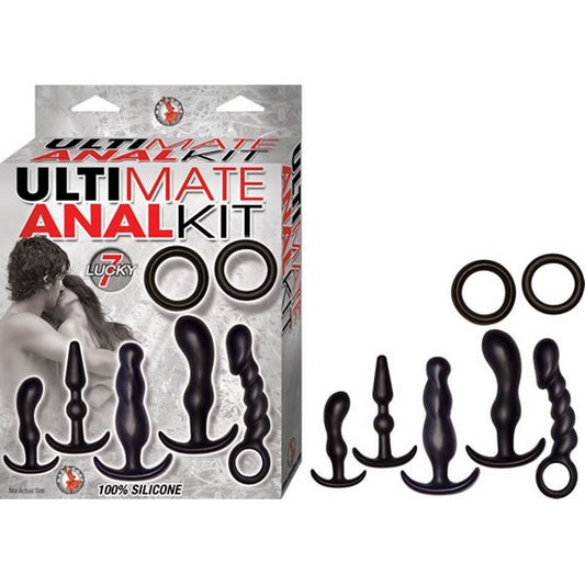 Ultimate Anal Kit 7 Piece Cock Rings And Anal Trainer Kit - - Sex Kits