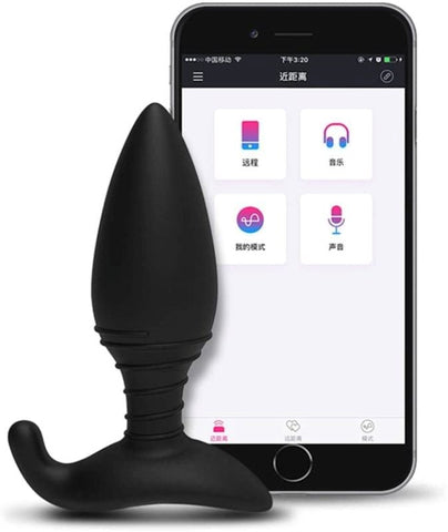 Lovense Hush Bluetooth Compatible Vibrating Anal Plug with App Control - Remote Control Vibrators
