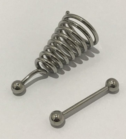 Hells Couture Metal Nipple Extender Whirl Medical Grade Steel Sex Toy - Breast and Nipple Toys